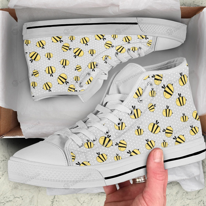 Bees High Top Shoes