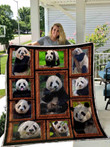 3d Panda Picture Collection Quilt Blanket Great Customized Blanket Gifts For Birthday Christmas Thanksgiving