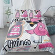 3D Aloha Flamingo Cotton Bed Sheets Spread Comforter Duvet Cover Bedding Sets