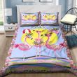 3D Aloha Flamingo Hawaii Cotton Bed Sheets Spread Comforter Duvet Cover Bedding Sets