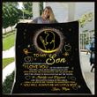 Personalized Family Stay Strong Be Confident To My Son From Mom Sherpa Fleece Blanket Great Customized Blanket Gifts For Birthday Christmas Thanksgiving