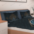 Viking Valknut Duvet Cover Bed Sheets Bedding Set
