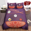 Personalized Bowl Of Ramen And Ingredients Illustration Bed Sheet Spread  Duvet Cover Bedding Sets
