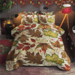 Autumn Old Dry Leaves Laying On Ground  Bed Sheets Spread  Duvet Cover Bedding Sets