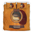 Wooden Guitar Duvet Cover Bedding Set