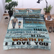 Personalized  To My Beautiful Daughter Life Is Too Short From Dad Father Taking Daughter's Hand  Bed Sheets Spread  Duvet Cover Bedding Sets