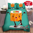 Personalized Kungfu Sushi Cartoon Character Bed Sheet Spread  Duvet Cover Bedding Sets