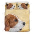 Beagle Puppy Print Bedding Set Bed Sheets Spread  Duvet Cover Bedding Sets