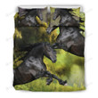 Black Horses Bed Sheets Spread  Duvet Cover Bedding Sets