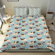Cute Pug Pattern Bed Sheets Spread  Duvet Cover Bedding Sets
