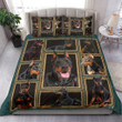 Doberman Dogs Bed Sheets Spread  Duvet Cover Bedding Sets