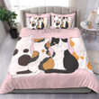 Meow Bed Sheets Duvet Cover Bedding Set