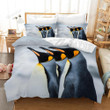 3D Polar Penguin Bed Sheets Duvet Cover Bedding Set