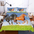 Horses Running Bedding Set Bed Sheet Duvet Cover Bedding Sets