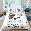 Pug Dog Life Bed Sheets Duvet Cover Bedding Sets