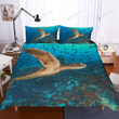 Turtle In Ocean Bed Sheets Duvet Cover Bedding Sets