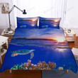 Turtle And Beach Bed Sheets Duvet Cover Bedding Sets