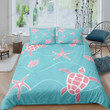 Pink Turtle Pattern Bed Sheets Duvet Cover Bedding Sets