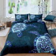 Turtle Art Pattern Bed Sheets Duvet Cover Bedding Sets