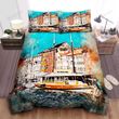 Copenhagen In Watercolour Bed Sheets Spread  Duvet Cover Bedding Sets