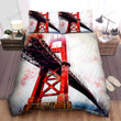 Golden Gate Bridge San Francisco In Watercolour Bed Sheets Spread  Duvet Cover Bedding Sets