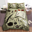 Witchy Craft Sketch Bed Sheets Spread  Duvet Cover Bedding Sets