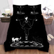 Witch Practice Black & White Bed Sheets Spread  Duvet Cover Bedding Sets