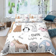 Animals Cute Pattern Bed Sheet Duvet Cover Bedding Sets