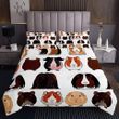 Lovely Guinea Pig Pattern Bed Sheet Duvet Cover Bedding Sets