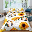Guinea Pig And Sunflower Bed Sheet Duvet Cover Bedding Sets