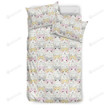 Cute Hamster Pattern Print Bed Sheet Duvet Cover Bedding Sets