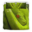 Green Snake Bed Sheet Duvet Cover Bedding Sets
