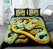 Multicolor Snake Pattern Bed Sheet Duvet Cover Bedding Sets