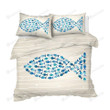 Blue Fish Bed Sheets Duvet Cover Bedding Sets