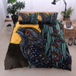 Bird Pattern Print Bed Sheets Duvet Cover Bedding Sets