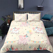 Lovely Elephant Cartoon Pattern Bed Sheets Duvet Cover Bedding Sets