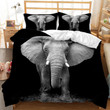 Elephant Black Bed Sheets Duvet Cover Bedding Sets