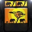 Elephant African Sunset Bed Sheets Duvet Cover Bedding Sets
