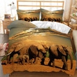 Elephants Bed Sheets Duvet Cover Bedding Sets