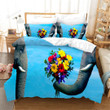 3D Elephant Flower Bed Sheets Duvet Cover Bedding Sets