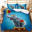 Elephant In The Circus Bed Sheet Duvet Cover Bedding Sets