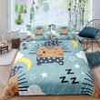 Hedgehog Sleeping ZZZ Bed Sheets Duvet Cover Bedding Sets
