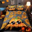Spider Pumpkin For Halloween Bed Sheets Duvet Cover Bedding Sets