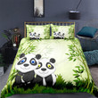 Pandas Cute Bed Sheets Duvet Cover Bedding Sets
