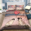 Pug Dogs Bed Sheets Duvet Cover Bedding Sets