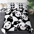 Lovely Panda Cartoon Pattern Bed Sheets Duvet Cover Bedding Sets