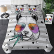 Panda With Sunglasses Bed Sheets Duvet Cover Bedding Sets