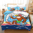 Monkey Surfing Cool Surfer Camp Bed Sheets Duvet Cover Bedding Sets