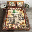 Squirrel Welcome To The Nut House Bed Sheets Duvet Cover Bedding Sets