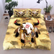 Native American Buffalo Skull Bed Sheets Duvet Cover Bedding Set Great Gifts For Birthday Christmas Thanksgiving